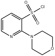 2-MORPHOLINO-3-PYRIDINESULFONYL CHLORIDE,97% Struktur