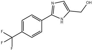 4-Hydroxymethyl-2-(4-trifluoromethyl)-phenyl)-3H-imidazole Struktur