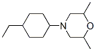 Morpholine, 4-(4-ethylcyclohexyl)-2,6-dimethyl- (9CI) Struktur