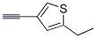 Thiophene, 2-ethyl-4-ethynyl- (9CI) Struktur