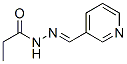 Propanoic  acid,  (3-pyridinylmethylene)hydrazide  (9CI) Struktur