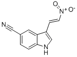 5-CYANO-3-(2-NITROVINYL)INDOLE Struktur