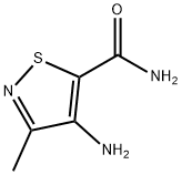 5-Isothiazolecarboxamide,  4-amino-3-methyl- Struktur