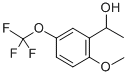 1-[2-METHOXY-5-(TRIFLUOROMETHOXY)PHENYL]ETHAN-1-OL Struktur