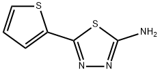 2-AMINO-5-(2-THIENYL)-1,3,4-THIADIAZOLE Struktur