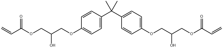 BISPHENOL A GLYCEROLATE (1 GLYCEROL/ Struktur