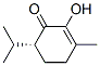 2-Cyclohexen-1-one,2-hydroxy-3-methyl-6-(1-methylethyl)-,(6R)-(9CI) Struktur