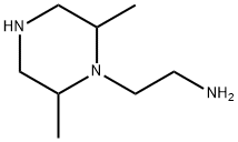 1-Piperazineethanamine,2,6-dimethyl-(9CI) Struktur