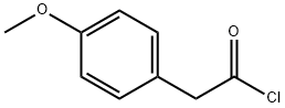 4-METHOXYPHENYLACETYL CHLORIDE Struktur