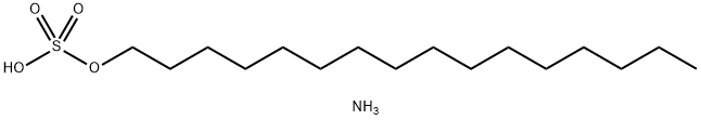 ammonium hexadecyl sulphate Struktur