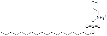 (2-hydroxyethyl)ammonium octadecyl sulphate  Struktur