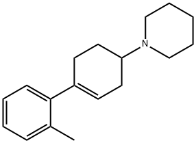 1-[4-(o-Tolyl)-3-cyclohexenyl]piperidine Struktur