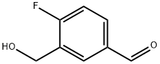 Benzaldehyde, 4-fluoro-3-(hydroxymethyl)- (9CI) Struktur