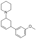 Piperidine, 1-(4-(m-anisyl)cyclohex-3-enyl)- Struktur