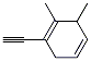 1,4-Cyclohexadiene, 1-ethynyl-2,3-dimethyl- (9CI) Struktur