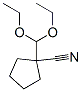 Cyclopentanecarbonitrile, 1-(diethoxymethyl)- (9CI) Struktur