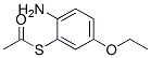 Ethanethioic acid, S-(2-amino-5-ethoxyphenyl) ester (9CI) Struktur