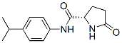 2-Pyrrolidinecarboxamide,N-[4-(1-methylethyl)phenyl]-5-oxo-,(2S)-(9CI) Struktur