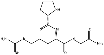 prolyl-arginyl-glycinamide Struktur