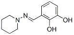 1,2-Benzenediol, 3-[(1-piperidinylimino)methyl]- (9CI) Struktur