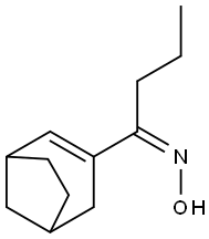 1-Butanone,1-bicyclo[3.2.1]oct-2-en-3-yl-,oxime(9CI) Struktur