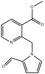 METHYL 2-((2-FORMYL-1H-PYRROL-1-YL)METHYL)NICOTINATE Struktur