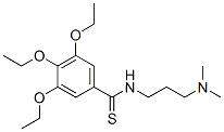 N-[3-(Dimethylamino)propyl]-3,4,5-triethoxybenzothioamide Struktur