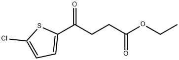 ETHYL 4-(2-CHLORO-5-THIENYL)-4-OXOBUTYRATE Struktur