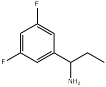 1-(3,5-DIFLUOROPHENYL)PROPYLAMINE Struktur