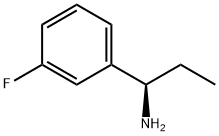 Benzenemethanamine, alpha-ethyl-3-fluoro-, (alphaR)- (9CI) Struktur