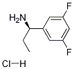 (R)-1-(3,5-DIFLUOROPHENYL)PROPAN-1-AMINE-HCl Struktur