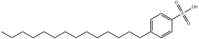 4-tetradecylbenzenesulphonic acid Struktur