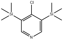 Pyridine, 4-chloro-3,5-bis(trimethylsilyl)- (9CI) Struktur