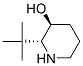 3-Piperidinol, 2-(1,1-dimethylethyl)-, (2R,3S)- (9CI) Struktur