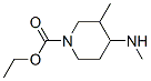 1-Piperidinecarboxylicacid,3-methyl-4-(methylamino)-,ethylester(9CI) Struktur