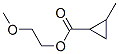 Cyclopropanecarboxylic acid, 2-methyl-, 2-methoxyethyl ester (9CI) Struktur