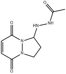 Acetic acid, 2-(2,3,5,8-tetrahydro-5,8-dioxo-1H-pyrazolo[1,2-a]pyridazin-1-yl)hydrazide (9CI) Struktur