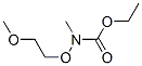 Carbamic  acid,  (2-methoxyethoxy)methyl-,  ethyl  ester  (9CI) Struktur