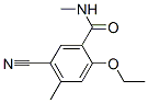 Benzamide, 5-cyano-2-ethoxy-N,4-dimethyl- (9CI) Struktur