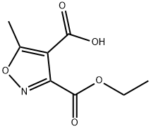 5-METHYL-3,4-ISOXAZOLE DICARBOXYLIC ACID-3-ETHYL ESTER Struktur