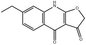 Furo[2,3-b]quinoline-3,4(2H,9H)-dione, 7-ethyl- (9CI) Struktur