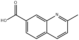 7-Quinolinecarboxylicacid,2-methyl-(9CI) Struktur