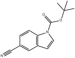 1-BOC-5-CYANOINDOLE Struktur