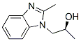 1H-Benzimidazole-1-ethanol,alpha,2-dimethyl-,(alphaS)-(9CI) Struktur