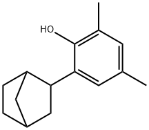 2-[Bicyclo[2.2.1]heptan-2-yl]-4,6-dimethylphenol Struktur