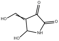 2,3-Pyrrolidinedione, 5-hydroxy-4-(hydroxymethylene)- (9CI) Struktur