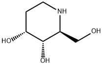 3,4-Piperidinediol,2-(hydroxymethyl)-,(2S,3S,4R)-(9CI) Struktur