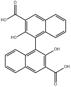 1,1'-BIS(2-HYDROXY-3-NAPHTHOIC ACID) Struktur