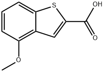 4-METHOXY-BENZO[B]THIOPHENE-2-CARBOXYLIC ACID Struktur