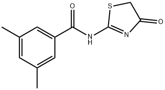 Benzamide, N-(4,5-dihydro-4-oxo-2-thiazolyl)-3,5-dimethyl- (9CI) Struktur